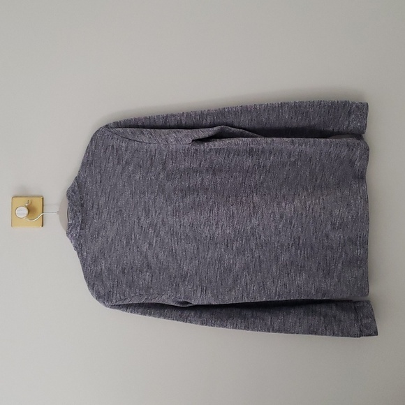 Lacoste Men Rugby Polo Shirt Medium Navy Blue Mouline Cotton Long Sleeve Preppy - Picture 5 of 13